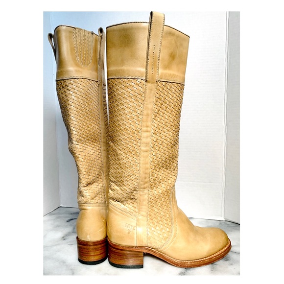 frye woven boots